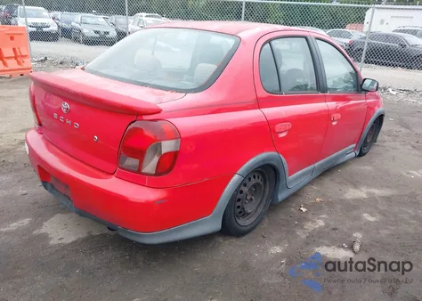 2000 Toyota Echo from USA, damaged, VIN JTDBT1230Y0033217